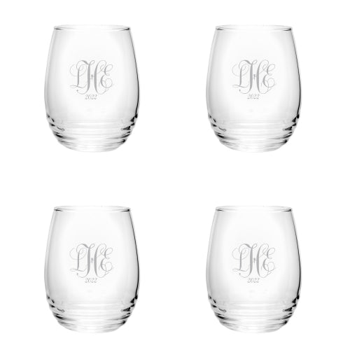 LVH Custom Stemless Wines - Set of 4