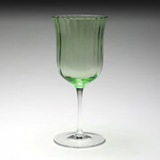 Corinne Water Goblet Green