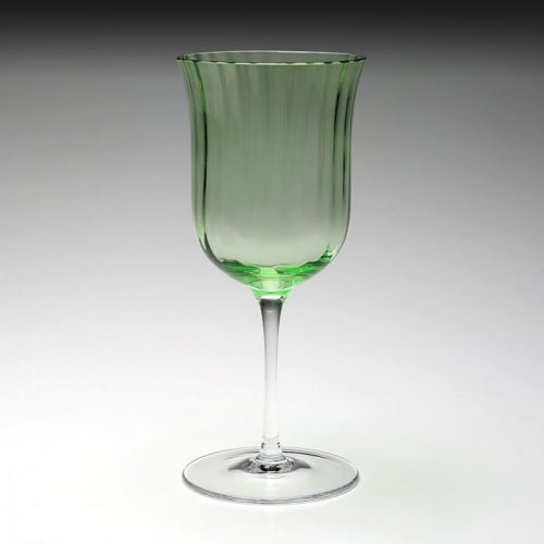 Corinne Water Goblet Green