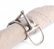 Equestrian Bit Napkin Rings, Set of Four