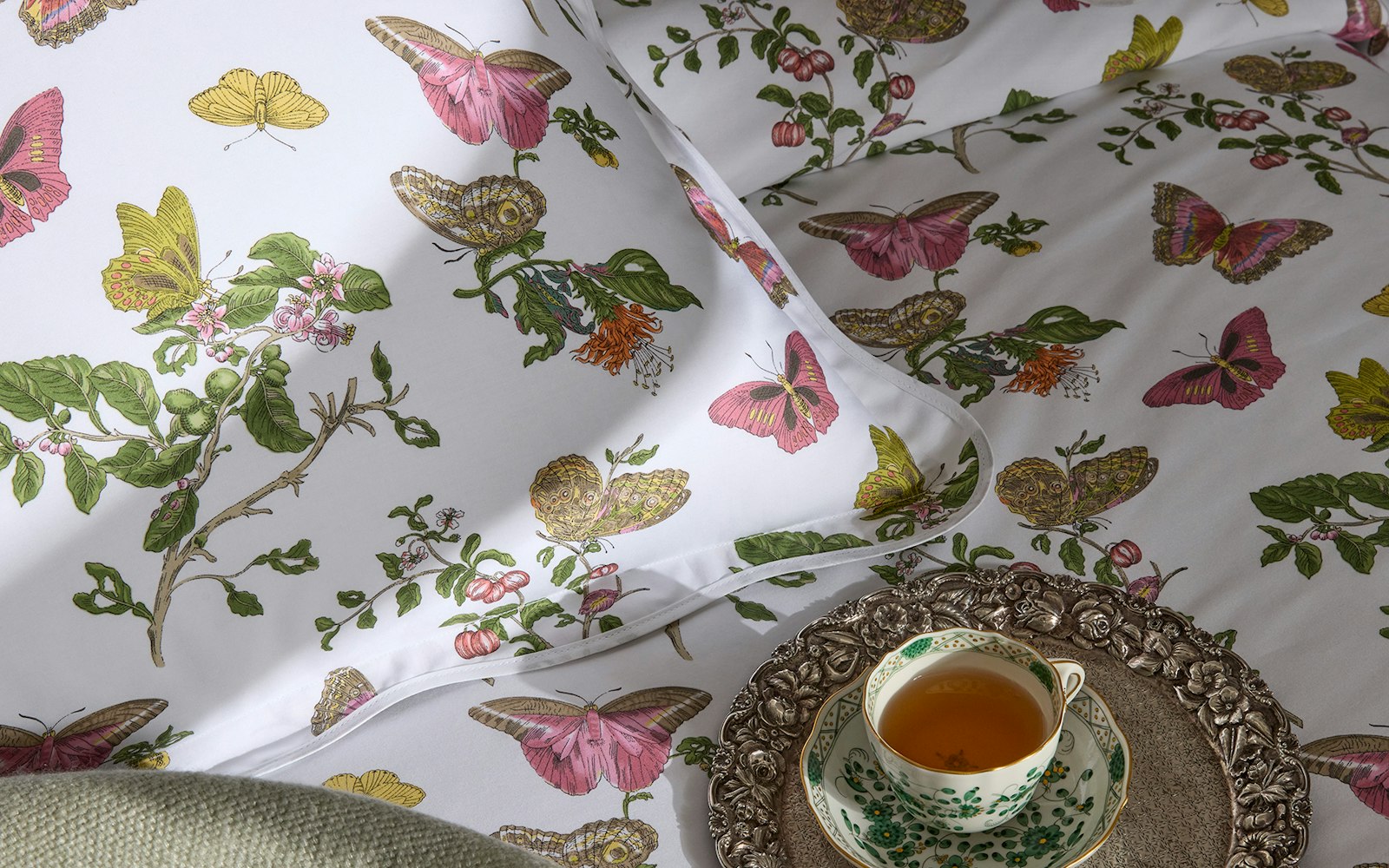 Baudin Butterfly Standard Sham - Pink