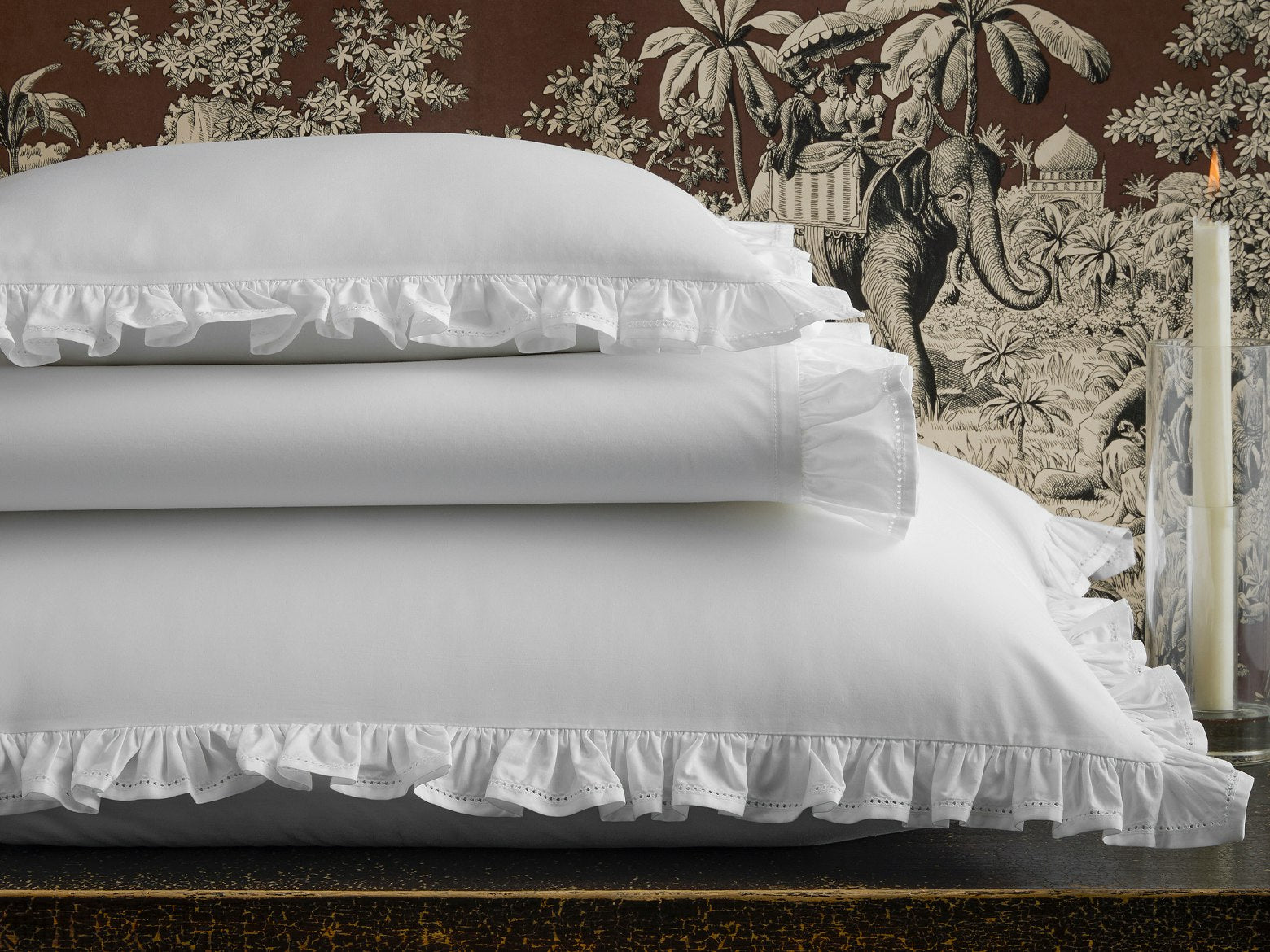 Georgia Standard Sham, 1.5" Flange - White