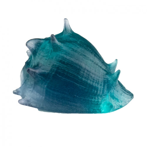 Blue and Lilac Conch Shell