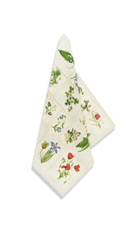 Botanical Tiles Linen Napkin by John Derian, 20" x 20"