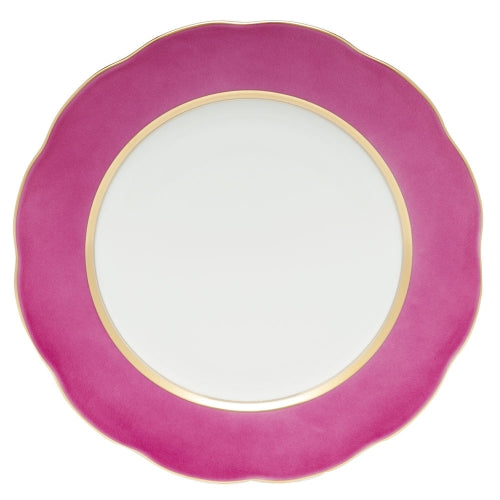 Silk Ribbon Raspberry Service Plate