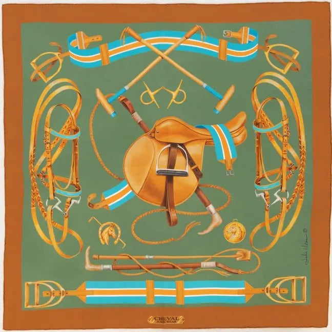 Cheval Silk Scarf