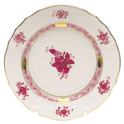 Chinese Bouquet Raspberry Bread and Butter Plate