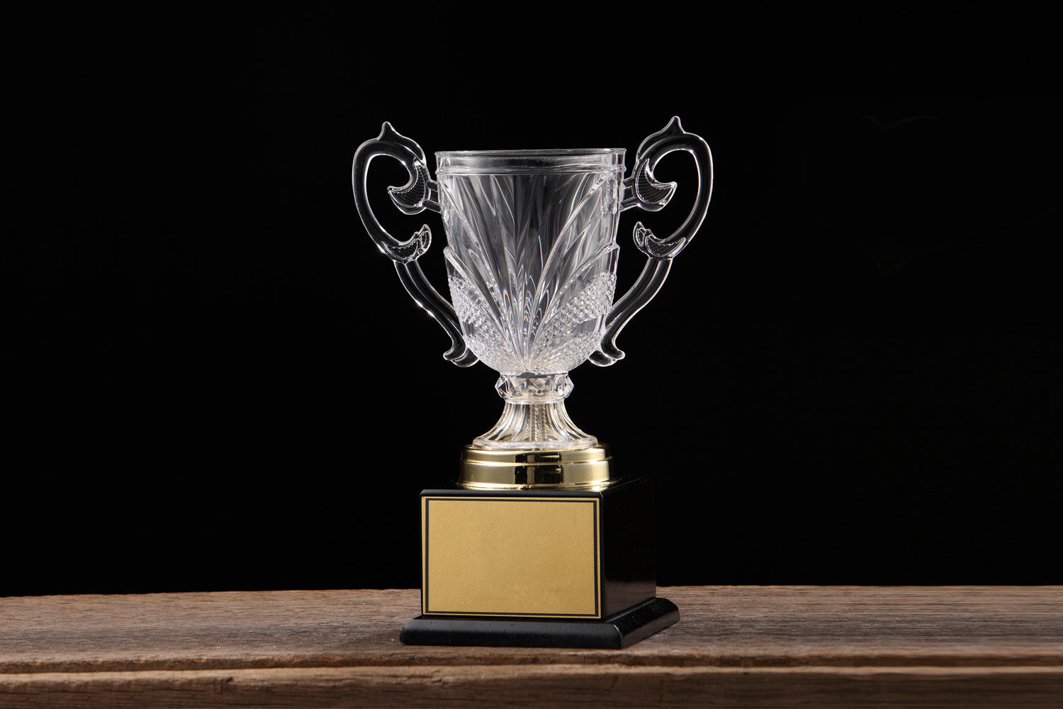 An Elegant Crystal Trophy Cup