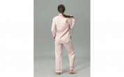 Nocturne Pajama Set, Large - Pink & Scarlet