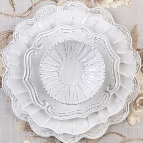 Incanto White Baroque Salad Plate