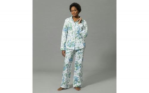 Luca Pajama Set, Large - Sea