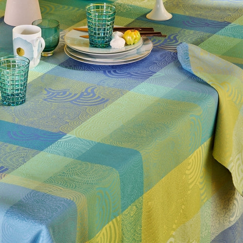 Mille Rainures Atoll Jacquard Tablecloth