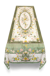 Tapestry Pastel Linen Tablecloth
