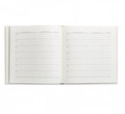 White Pebble Grain Leather Wedding Journal