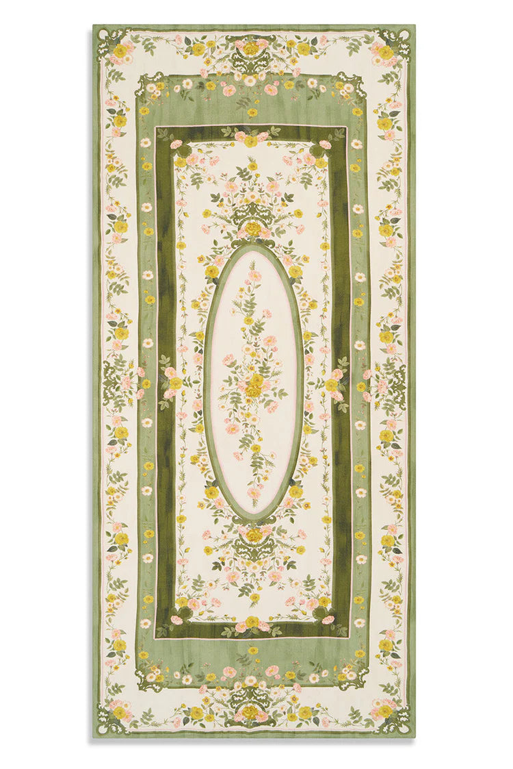 Tapestry Pastel Linen Tablecloth