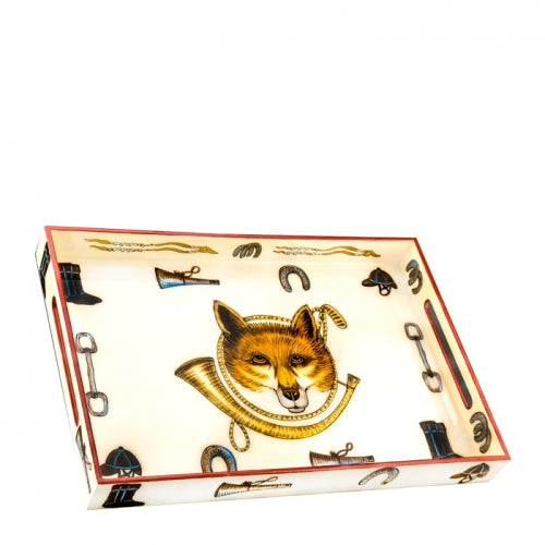 Fox & Horn Lacquer Tray