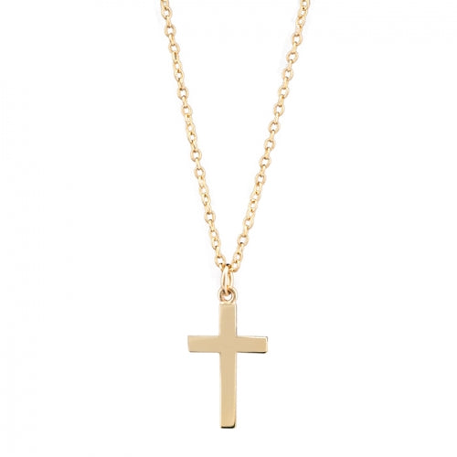 Gold Infant Cross Necklace