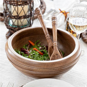 Bilbao Wood Serving Bowl 12"