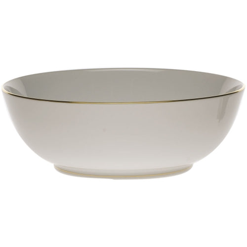 Golden Edge Large Round Bowl