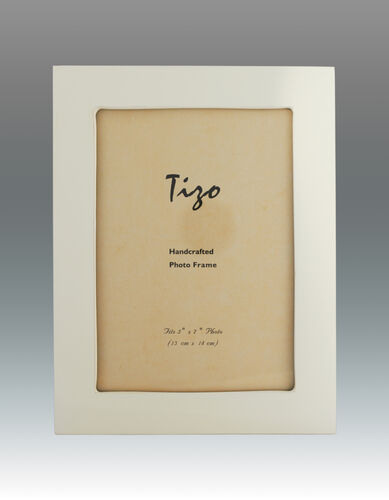 Wide Wood Frame, White - 4"x6"