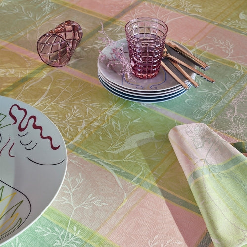 Mille Printemps Eclosion Jacquard Tablecloth