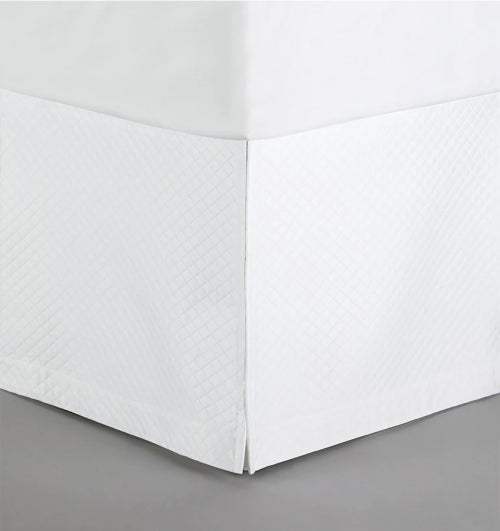 Bari White Queen Bed Skirt