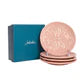 Jardin Du Monde Cocktail Plates Set/4 - Blush