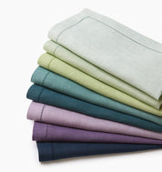 Festival Linen Cocktail Napkins, Set of Six - Kiwi