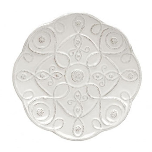 Jardins du Monde Landriana Whitewash Dessert/Salad Plate