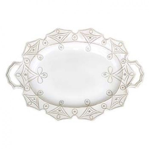 Jardins du Monde Whitewash Turkey Platter