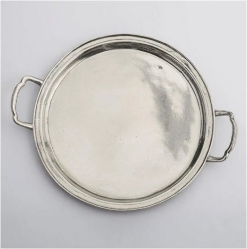 Inglese Large Round Handle Tray