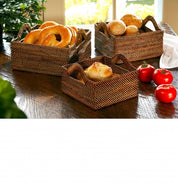 Square Basket with Handles, Large