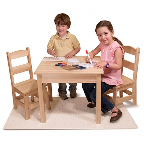 Wood Table & Chair Set