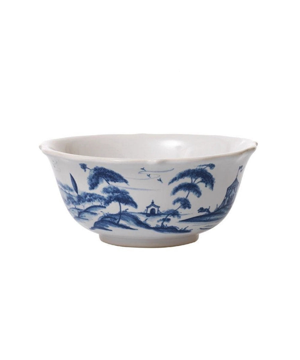 Country Estate Delft Blue Cereal/Ice Cream Bowl