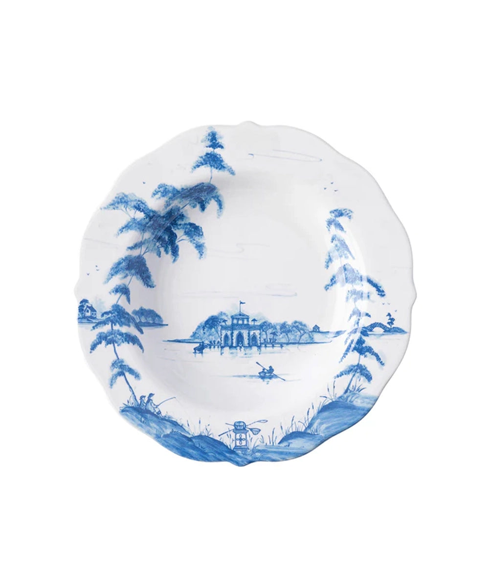 Country Estate Delft Blue Soup/Pasta Bowl