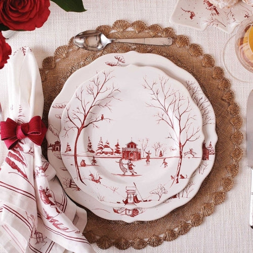 Country Estate Winter Frolic Dinner Plate 11"