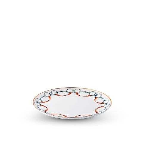 WELLINGTON BIT PATTERN BONE CHINA ROUND BREAD PLATE