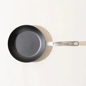 Blue Carbon Steel Frying Pan Seasoned 10"