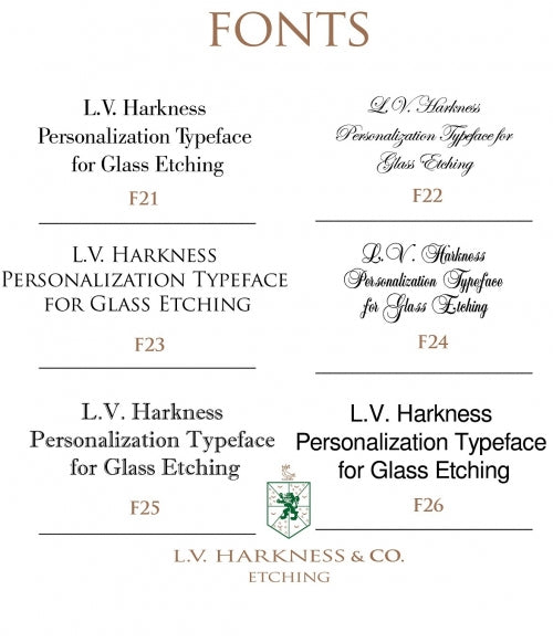 LVH Crystal Etching