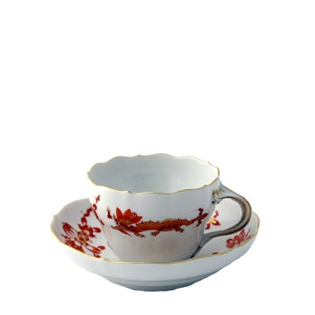 Rich Court Dragon Coffee Cup And Saucer