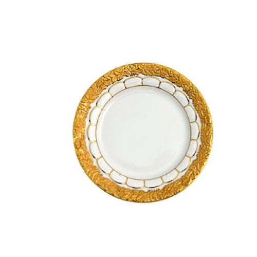 Golden Baroque Bread and Butter Plate