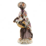 Hurdy Gurdy Player Figurine