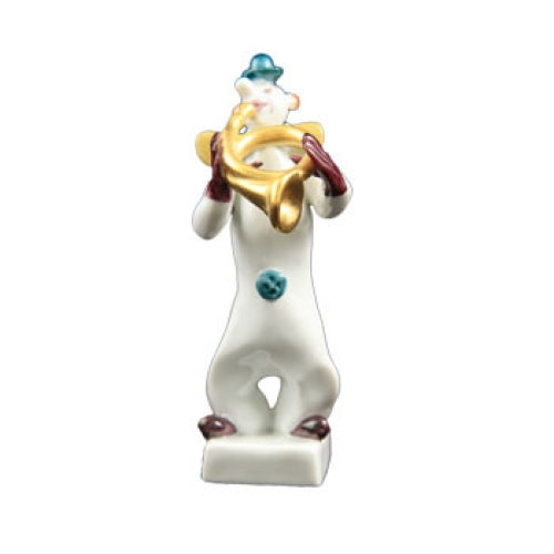 Clown Trumpeter Figure