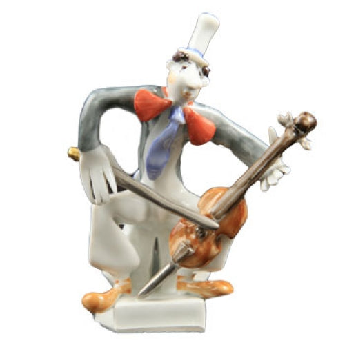 Clown Cellist Figure