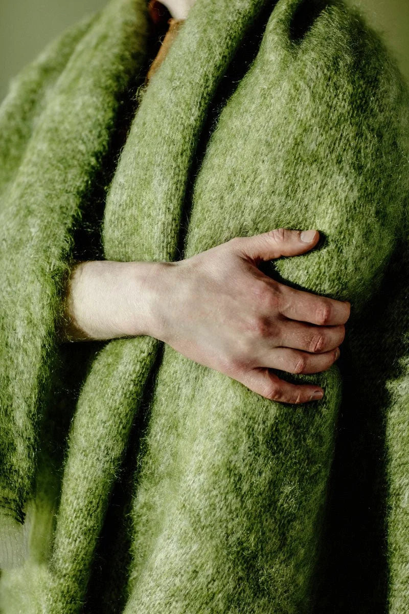 Mooneen Mohair Throw Blanket