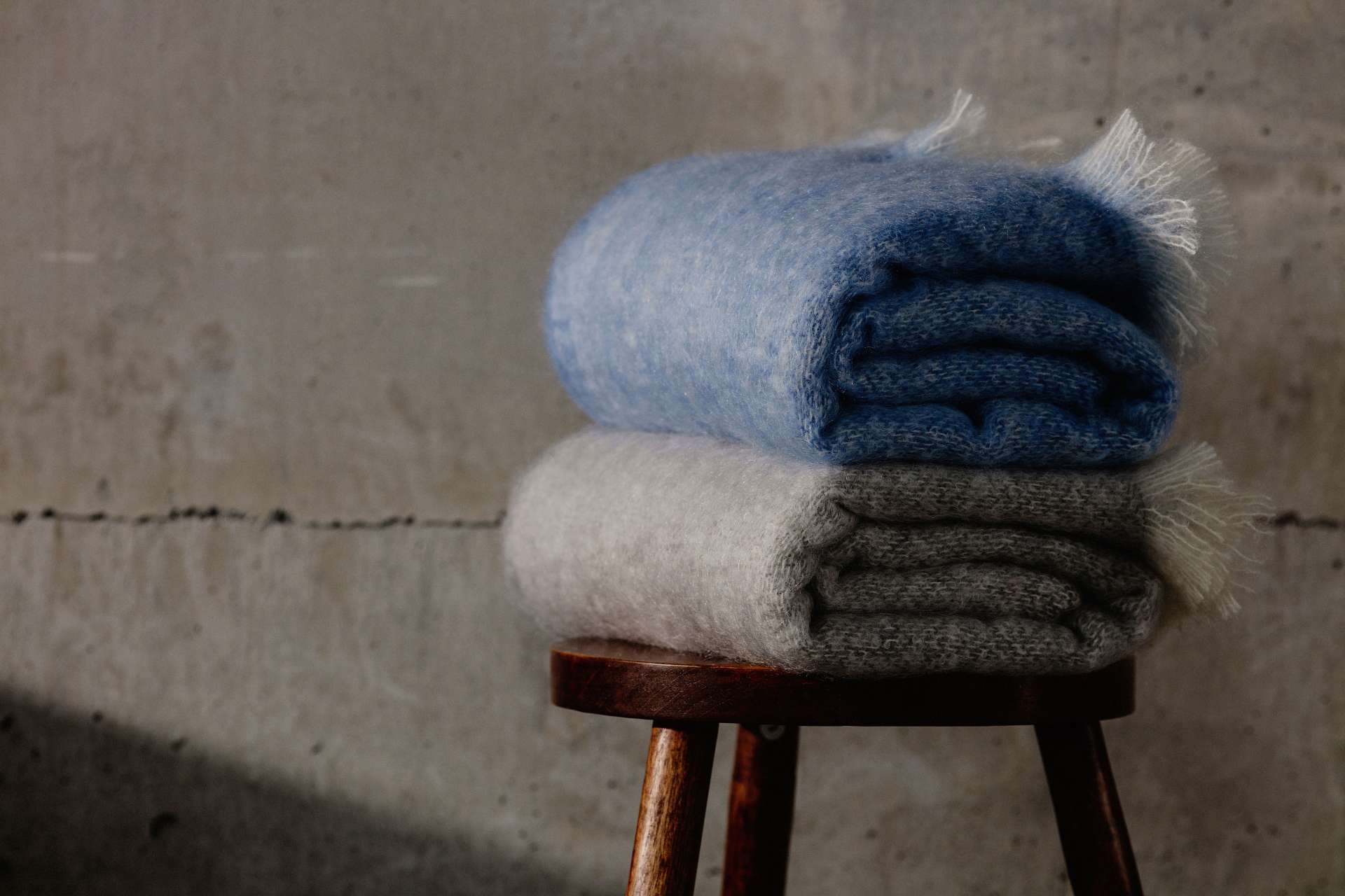 Mooneen Mohair Throw Blanket