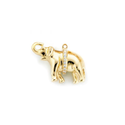 "Luck" Elephant Charm