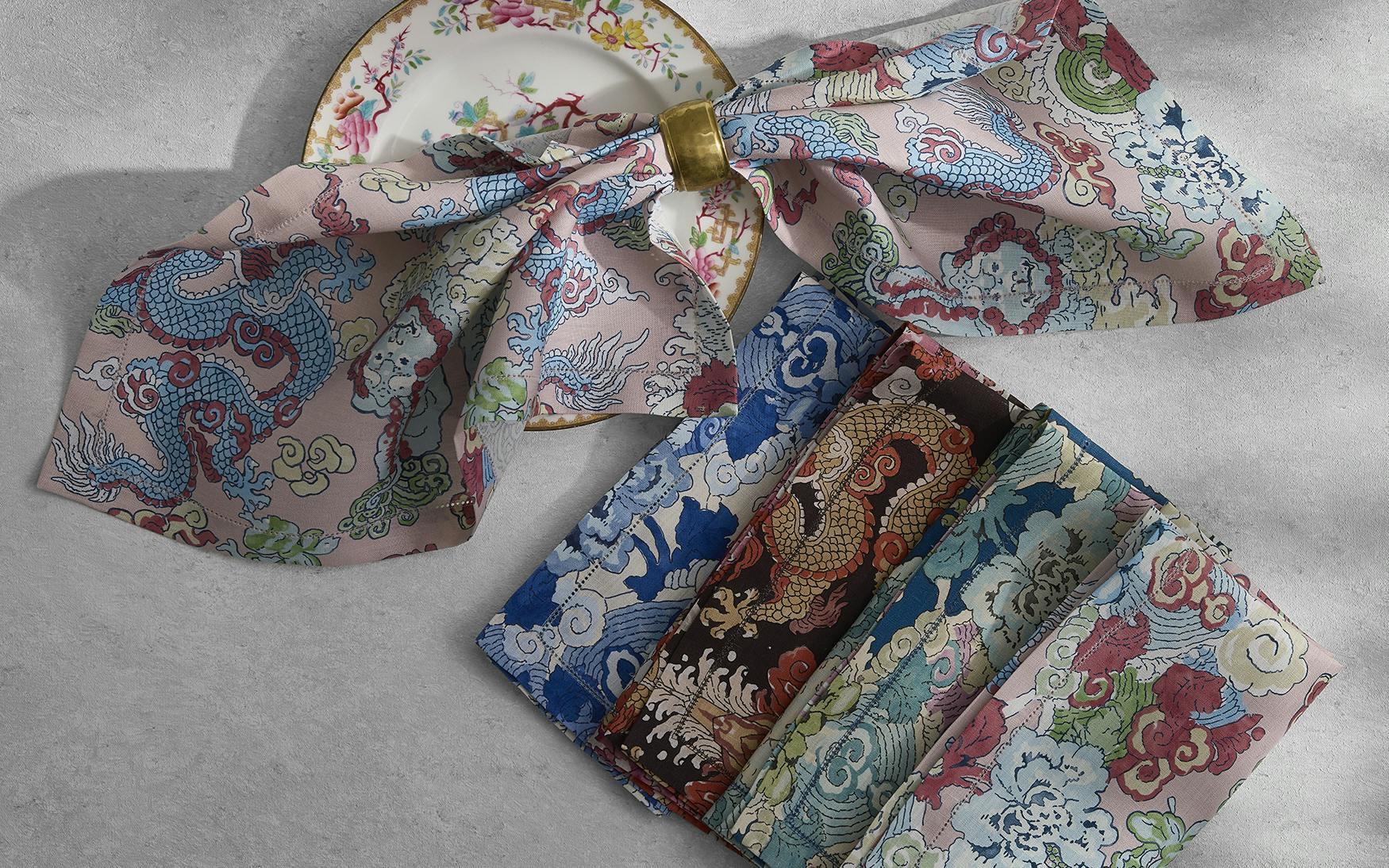 Magic Mountain Linen Napkins - Set of 4 - Paradise - 22 x 22"