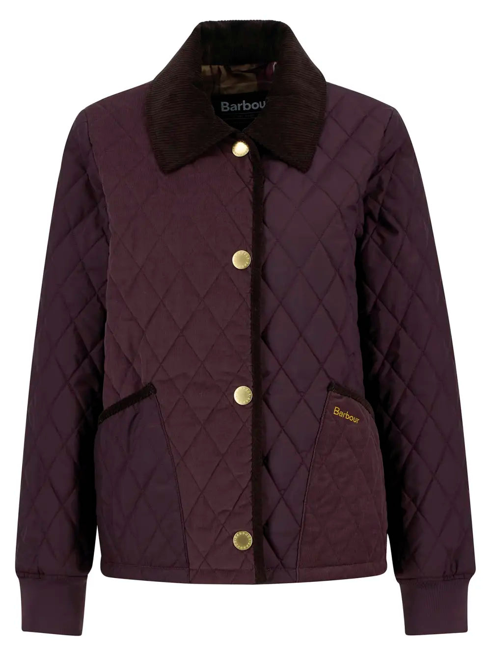 Marla Quilted Jacket - Black Cherry/Dark Brown/ Muted Tartan