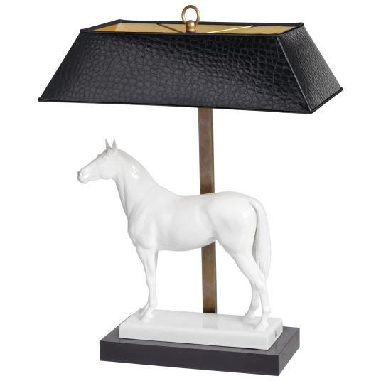 Meissen Horse Grande Table Lamp
